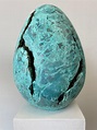 Nora Chavooshian - EGG REDUX ( Patine bleue) en vente sur 1stDibs