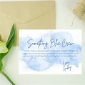 Something Blue Crew Card Digital Download Template - Etsy