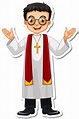 Priest Cartoon Vector Art, Icons, and Graphics for Free Download