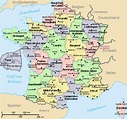 google maps frankreich regionen Detailed large size colored map of ...