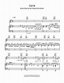 Europe "Carrie" Sheet Music PDF Notes, Chords | Pop Score Piano, Vocal ...