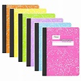 Mead College Ruled Composition Notebook, 100 sheets, Pastel Colors, 6 ...