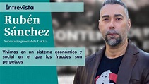 Rubén Sánchez: "Vivimos en un sistema económico y social en el que los ...