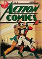 Action Comics #8, January 1939. Cover art by Fred Guardineer. Comic 8 ...