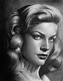 Lauren Bacall by Joanna-Vu on deviantART | Celebrity drawings, Portrait ...