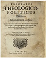 [SPINOZA, Baruch (later Benedictus de, 1632-1677).] Tractatus ...