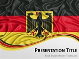 Bandera de Alemania Plantilla PowerPoint - PresentationGO