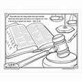 My Law to Govern My Church Coloring Page - Printable | Doctrine and ...