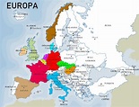Europa Ocidental Mapa De Europa Continentes Mapa Mapas Del Mundo ...
