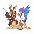 Wile E. Coyote and the Road Runner Clipart PNG Images 300dpi - Etsy ...