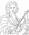Dibujo de Antonio Vivaldi para colorear | Dibujos para colorear ...