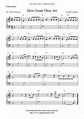 Free Printable Sheet Music For Piano Beginners Popular Songs - Free ...