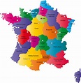 French Provinces and Provincial Capitals Map - Provinces of France