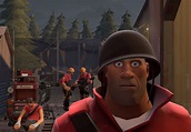 TF2 Soldier Thousand Yard Stare | Thousand Yard Stare | Know Your Meme