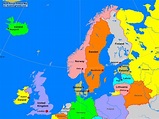 North Europe Political Map - A Learning Family