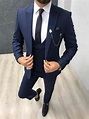 Men Suits 3 Piece Blue Suits Men Slim Fit Suits Formal | Etsy in 2021 ...