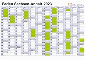 Ferien 2023 Sachsen Anhalt Pdf