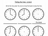 O'clock read and write times draw clock hands | Teaching Resources