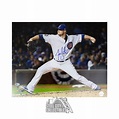 Jon Lester Autographed Chicago Cubs 16x20 Photo - BAS COA (Pitching ...