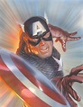 Alex Ross SIGNED Marvelocity Captain America Giclee on Canvas Limited ...