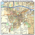 Aerial Photography Map of Waukesha, WI Wisconsin