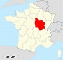 Carte de la Bourgogne - Découvrir la région avec des cartes
