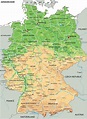 ⊛ Mapa de Alemania 🥇 Político & Físico Descargar e Imprimir 2024