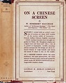 On A Chinese Screen | W. Somerset MAUGHAM