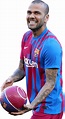 Dani Alves Barcelona football render - FootyRenders