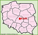 Lodz Maps | Poland | Maps of Lodz