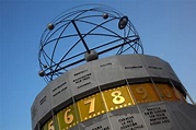 Atomuhr, Alexanderplatz, Berlin Stockfoto - Bild von zeit, deutschland ...