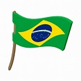Brazil, cartoon, country, flag, national, patriotism, wind icon ...