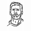 10+ Dibujos Messi Para Imprimir