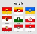 Set Flags of the states of Austria, All Austrian regions flag 21853164 ...