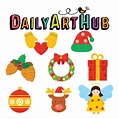 Christmas Holiday Clip Art Set – Daily Art Hub – Free Clip Art Everyday