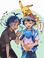 Pin by xKiitsunee on SatoGou | Pokemon manga, Pokemon characters, Goh ...