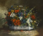 Alexej Alexejewitsch Harlamoff, (1842-1925 Russian), "Flower