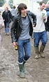 Alex Turner of The Arctic Monkeys sports a great pair of wellies ...