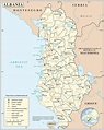 Carte Albanie - Voyages - Cartes