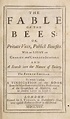 The fable of the bees: or, private vices, publick benefits | Wellcome ...
