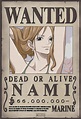 One Piece - Póster Wanted Nami New (52x38): Amazon.es: Hogar en 2021 ...