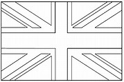 United kingdom union jack - Flags Coloring pages for kids to print & color