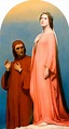 Ary Scheffer - The Vision, Dante and Beatrice 1846 | Dante alighieri ...