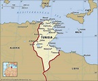 Map of Tunisia and geographical facts, Where Tunisia is on the world ...