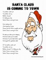 Santa Claus Is Coming To Town Lyrics | Preschool christmas songs, Christmas carols lyrics ...