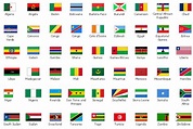 Africa National Flags Pack | Buy 54 African Country Flags at Flag and ...