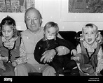 Actor Heinz Ruehmann with his grandchildren Stock Photo - Alamy