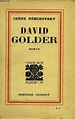 DAVID GOLDER. by NEMIROVSKY IRENE.: bon Couverture souple (1929) | Le-Livre