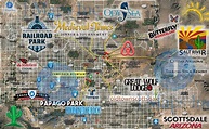 Scottsdale AZ Tourist Map