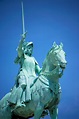 Statue of Jeanne d'Arc in Paris, Basilique du Sacré Cœur de Montmartre ...